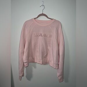 Lululemon Crop Scuba Crewneck